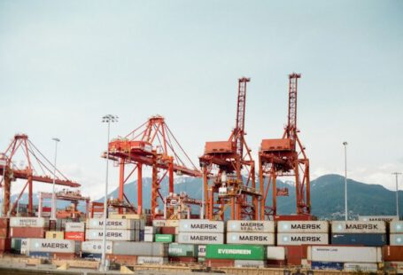 Globalization - cargo port crane
